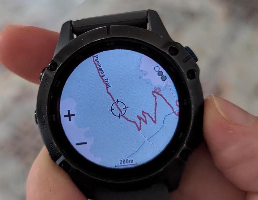 Examples of how a GPX Route (created in Strava) appears using the new map